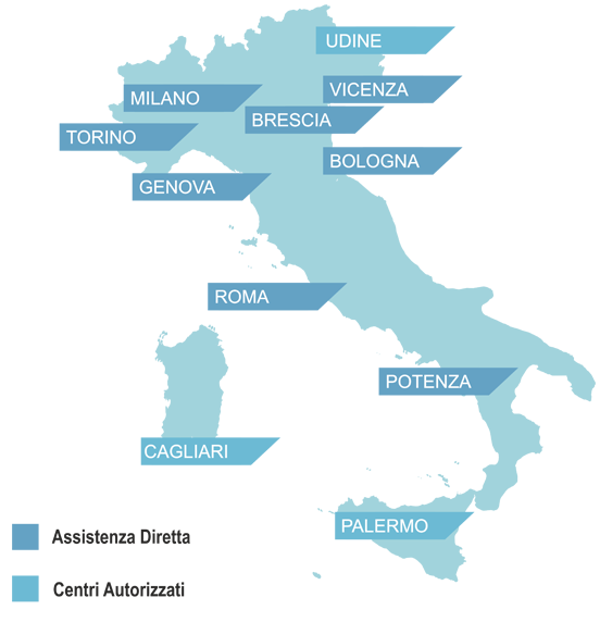 Selesta- sedi in Italia